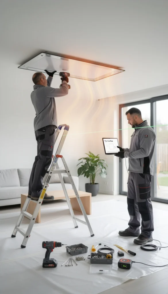 chauffage infrarouge plafond chauffage infrarouge plafond